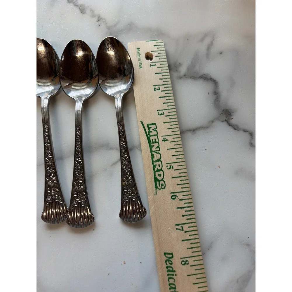 Wallace Flatware 8pc Silver Corsica Floral Scroll Ornate Replacement Set Dining